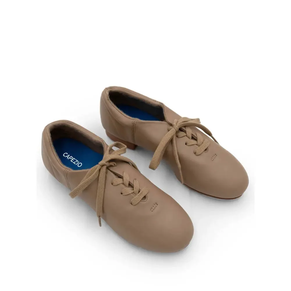 NEW Open Box Tap Shoes Capezio CG16 Adult 13.5M Oxford Leather Lace Up Split So